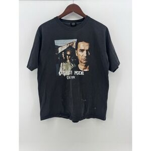 Vintage Depeche Mode 2001 Exciter Tour Band T Shirt Size L